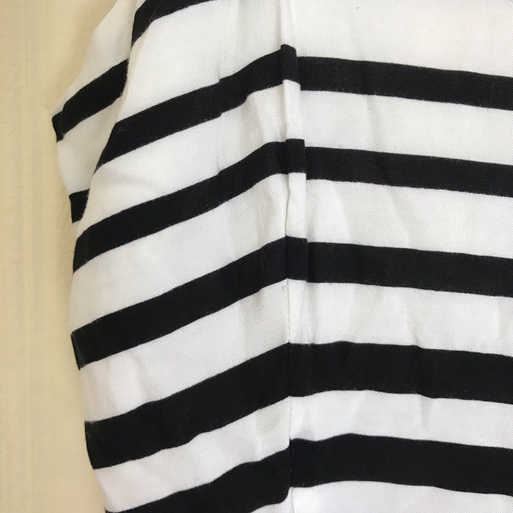 Dolce Vita Hanni Striped Cross Back Mini Dress M - Picture 4 of 6